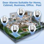 sensores de alarme para porta 8 unidades sanjie a-bi