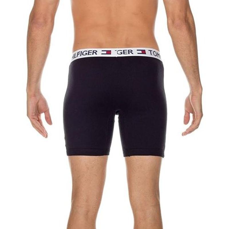 cueca boxer 4 tommy hilfiger preta a-bi