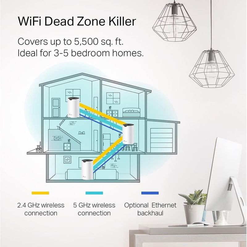 roteador tp-link mesh deco 3 unidades s4 ac1900 a-bi