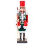 soldado de chumbo decorativo quebra nozes cromus 38cm (mp)