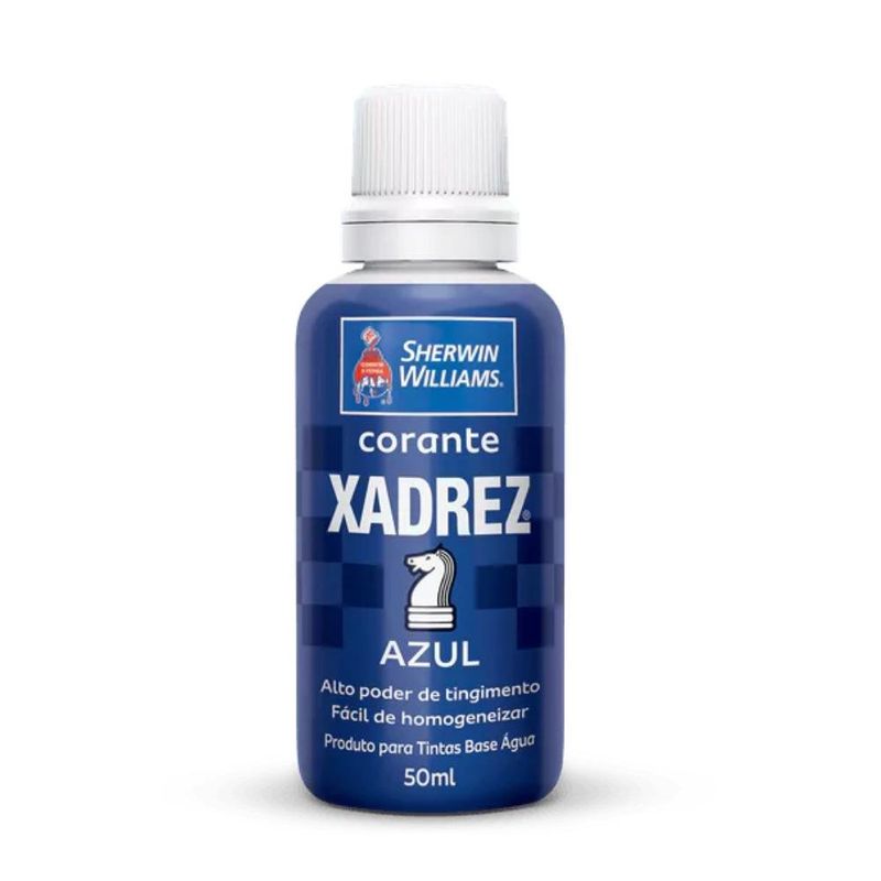 corante líquido sherwin-williams xadrez 50ml 31102178 azul (mp)