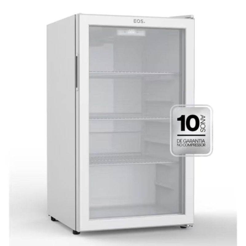 refrigerador expositor vertical eos 124 litros eco gelo branco 127v eev120b (mp)