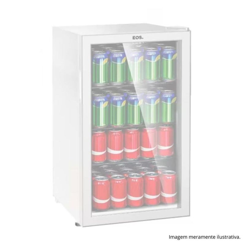 refrigerador expositor vertical eos 124 litros eco gelo branco 127v eev120b (mp)