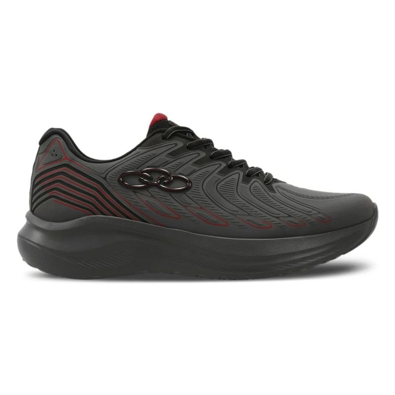 tênis esportivo masculino n° 42 olympikus volcan 2 chumbo preto (mp)