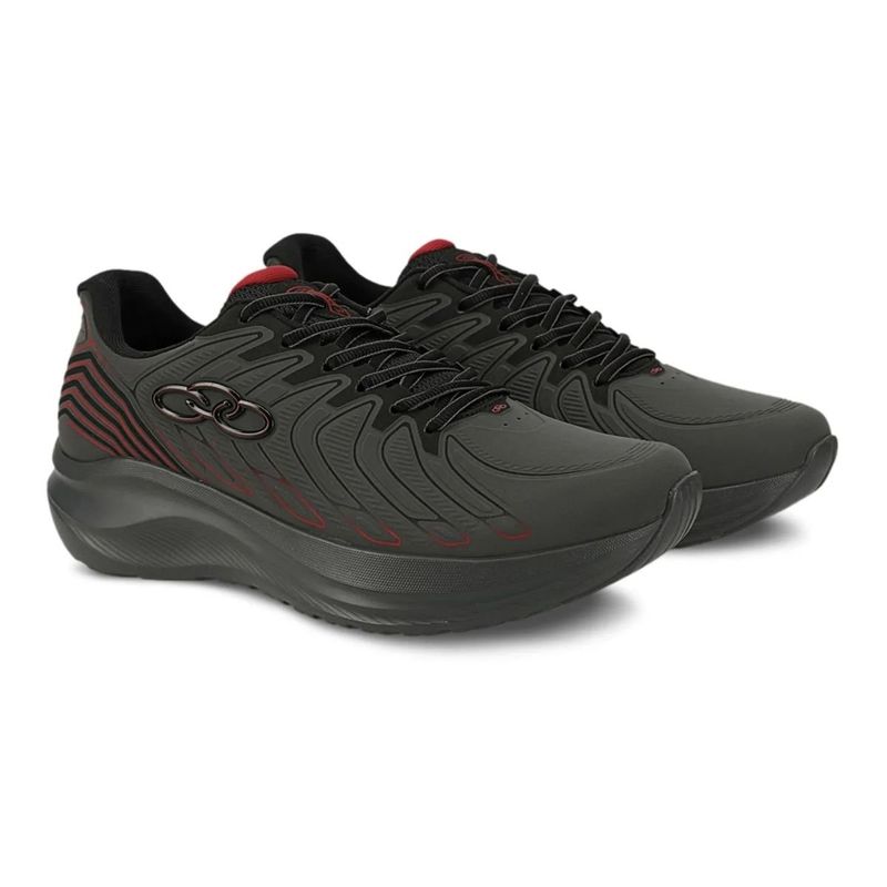 tênis esportivo masculino n° 42 olympikus volcan 2 chumbo preto (mp)