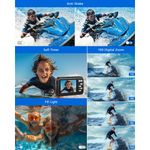 câmera subaquática 4k tebngihnm a-bi