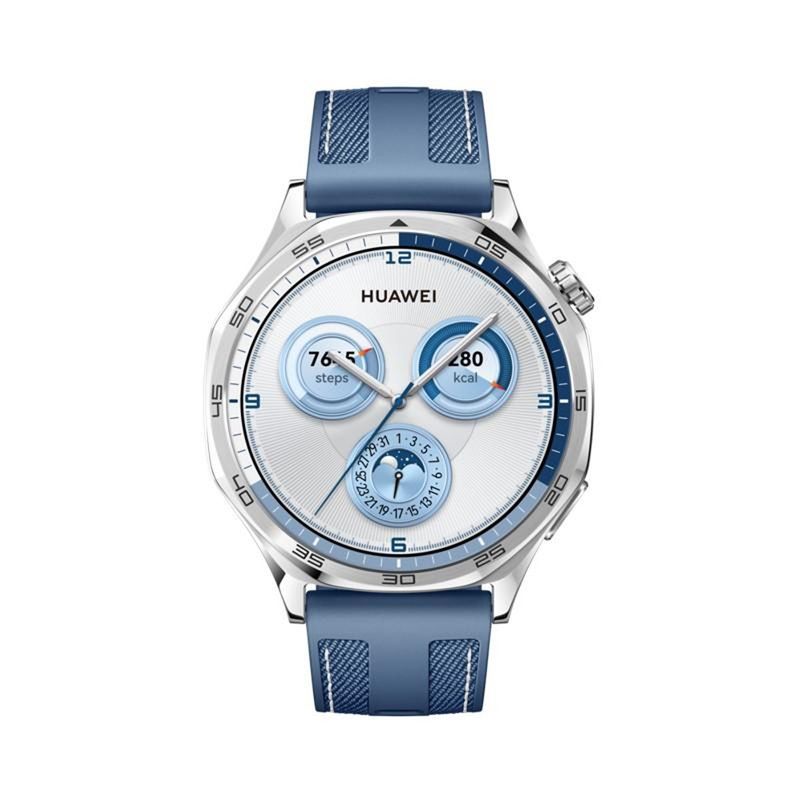 smartwatch huawei gt 5 46mm bluetooth azul tecido (mp)
