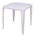 mesa de plástico 4 lugares mor branco (mp)