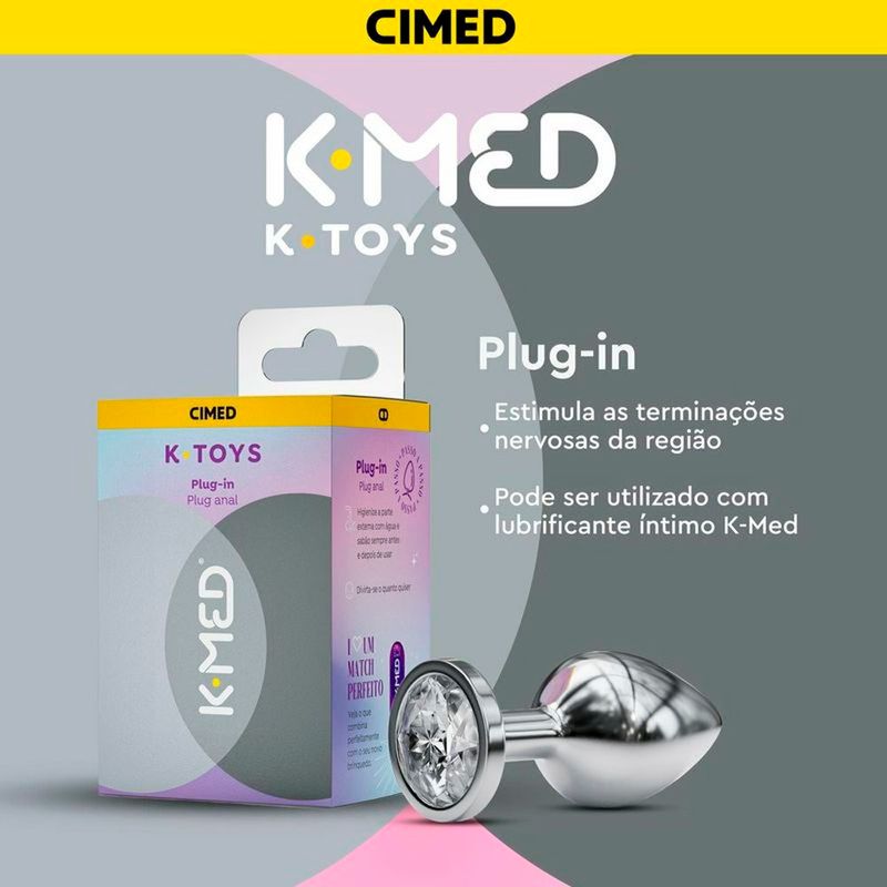 plug anal k-med sex toy k-toys plug-in 1 unidade