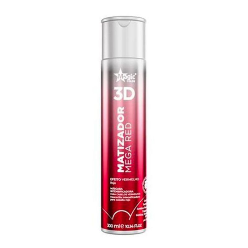 matizador magic 3d mega red 300ml (mp)