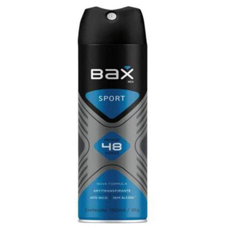 desodorante aerossol bax sport men 150ml (mp)