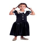 fantasia infantil wandinha ione e eduardo tamanho gg 8/9 anos (mp)