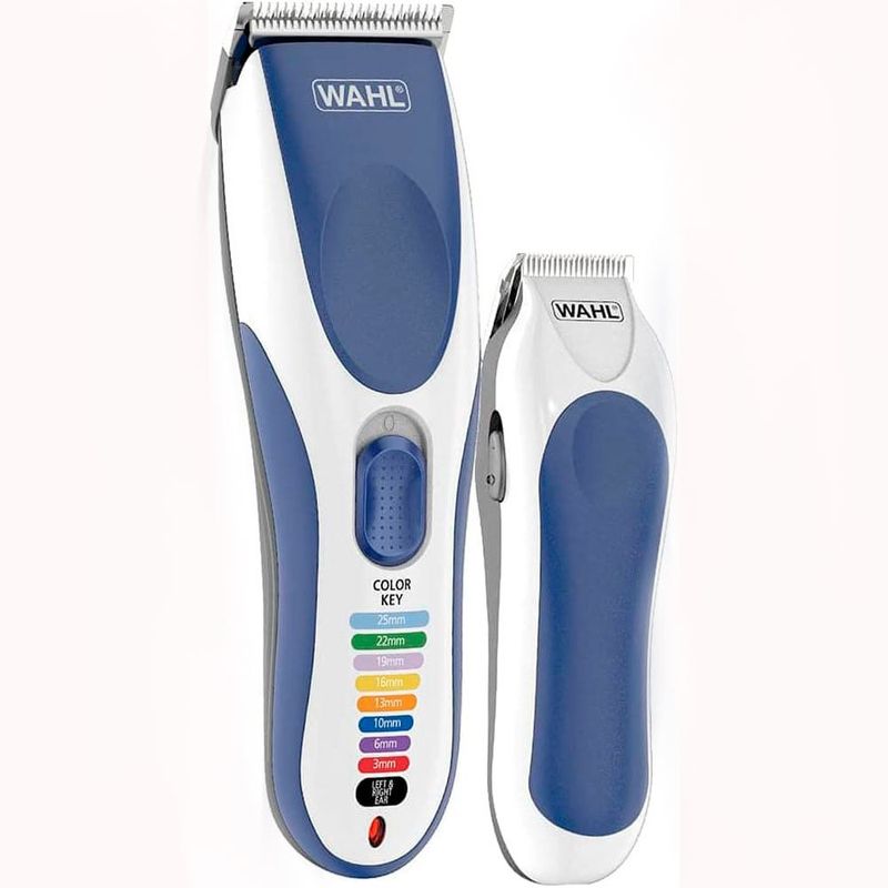kit máquina de cortar cabelo color pro cordless wahl 09649-348 (mp)
