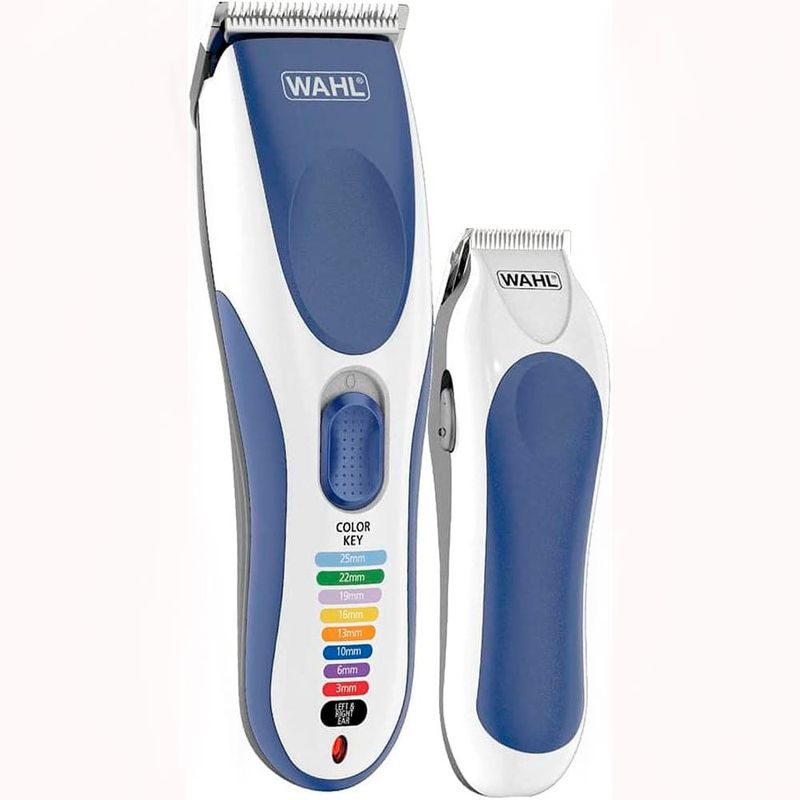 kit máquina de cortar cabelo color pro cordless wahl 09649-348 (mp)