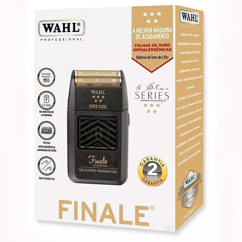 máquina de acabamento finale wahl 08164-148 preto (mp)