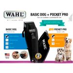 máquina de tosa animal wahl basic df19943 dog + pocket pro 127v (mp)