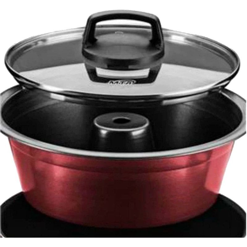 Conjunto para Pudim 2 Peças N20 3,2L Cereja