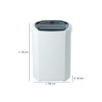 lavadora tanquinho 10 kg semiautomática wanke comfort 127v branco (mp)