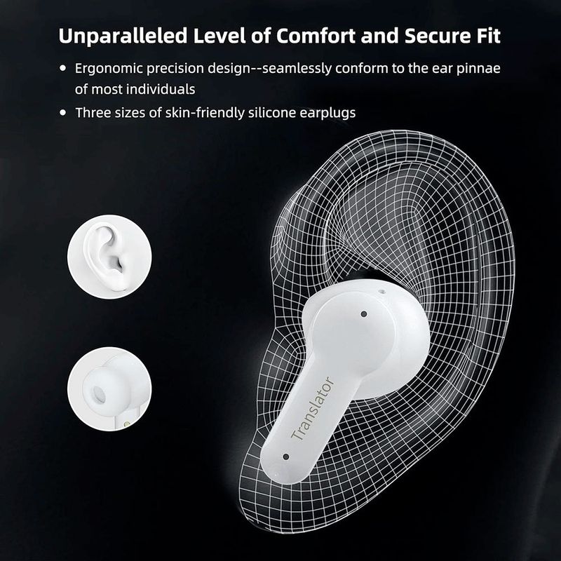 fone de ouvido tradutor de idiomas offiline enfier a-bi