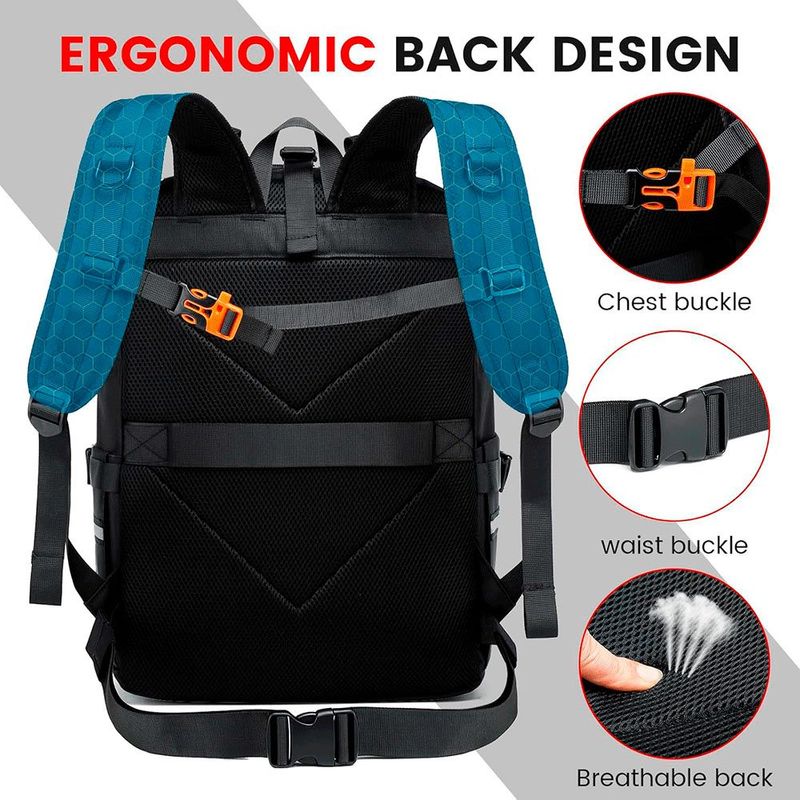 mochila de motociclista para capacete aocrin a-bi