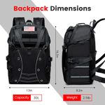 mochila de motociclista para capacete aocrin a-bi