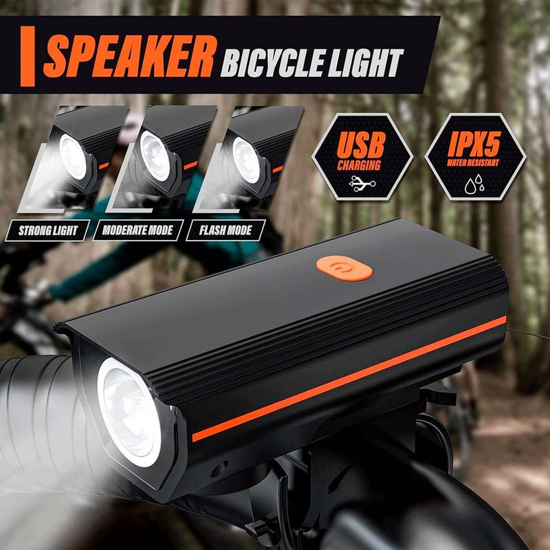 luzes para bicicleta recarregáveis kunhak a-bi