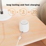 mini máquina de ruído portátil com 25 sons calmantes paussion a-bi