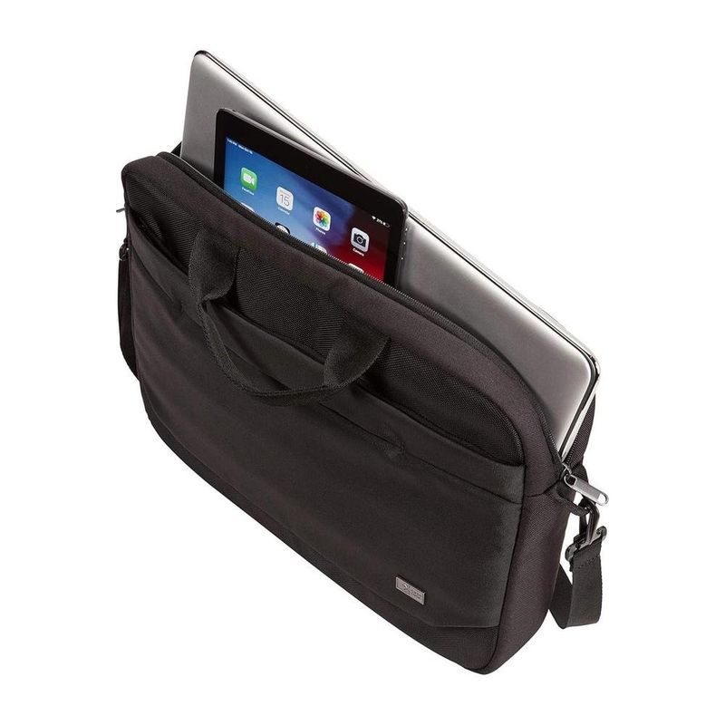 case logic advantage notebook attache 15.6 polegadas preto (mp)