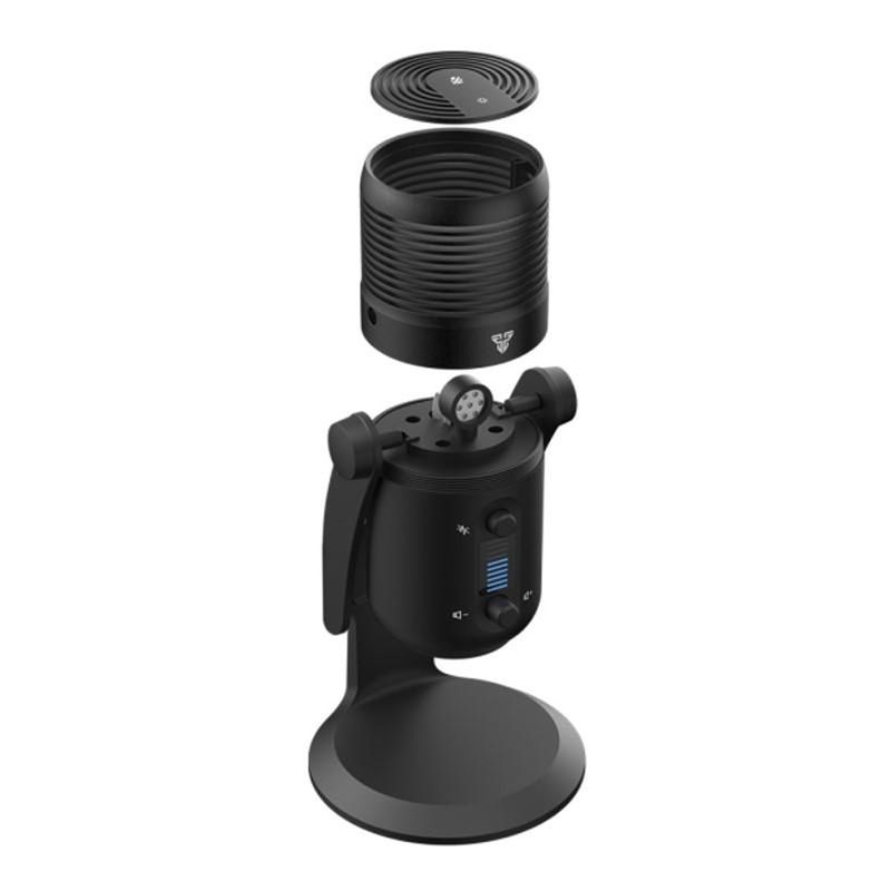 microfone condensador fantech usb-c leviosa max rgb mcx03 (mp)