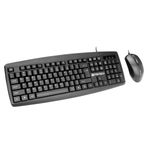 teclado e mouse usb fantech 1200dpi silent km-100 preto (mp)