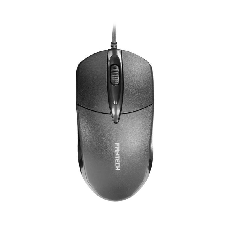 teclado e mouse usb fantech 1200dpi silent km-100 preto (mp)