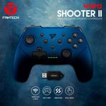 controle sem fio para pc/ps3 fantech shooter ii wgp13 azul (mp)