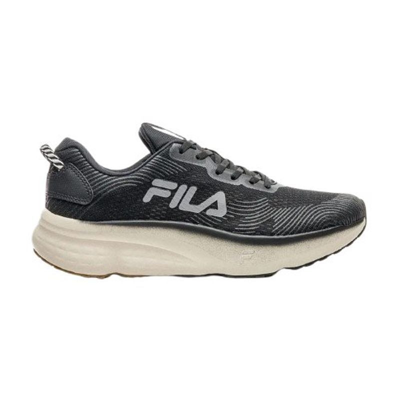 tênis masculino n°38 fila maxximus preto cinza prata (mp)