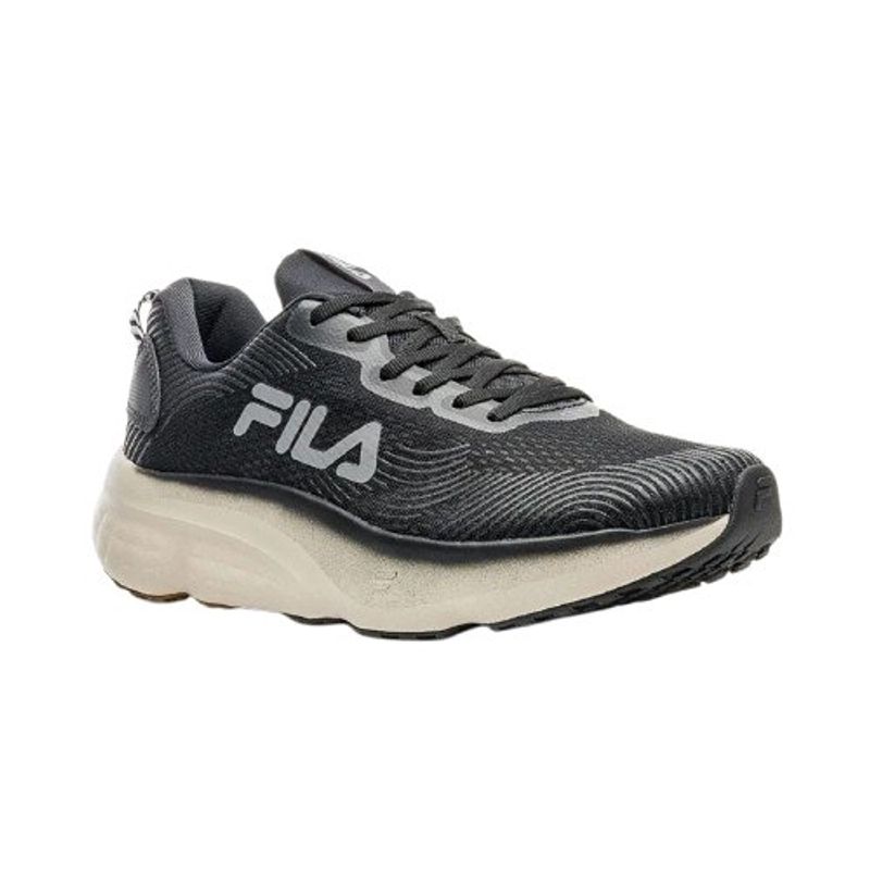 tênis masculino n°38 fila maxximus preto cinza prata (mp)