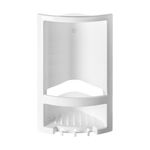 cantoneira para banheiro plástica atlas com gancho primafer 5012-2 branco (mp)