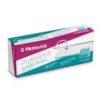 prateleira de vidro atlas com haste de metal 30x12cm primafer pr3032-1 (mp)