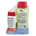 kit de higiene para cães e gatos procão shampoo 500ml condicionador 200ml escova de brinde (mp)