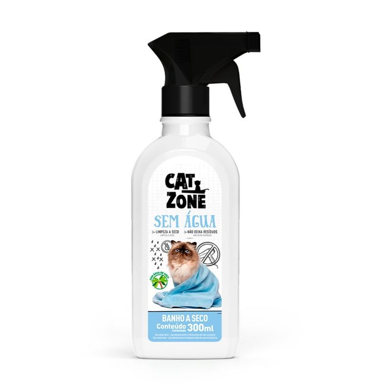 banho a seco para gatos cat zone procão 300 ml (mp)