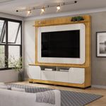 painel home para tv até 65" dj móveis vogue cedro e bali