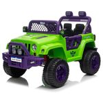 carro elétrico infantil zippy toys jipe hulk 12v com controle remoto ce23332 (mp)