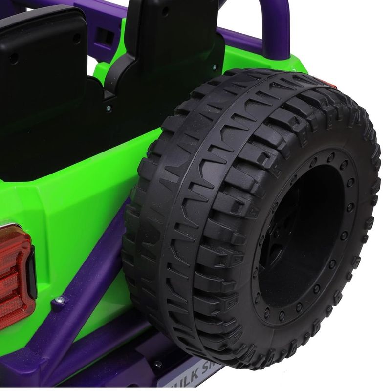 carro elétrico infantil zippy toys jipe hulk 12v com controle remoto ce23332 (mp)