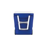 caixa térmica soprano cooler tropical 50 litros com rodas azul (mp)