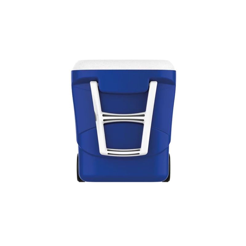 caixa térmica soprano cooler tropical 50 litros com rodas azul (mp)
