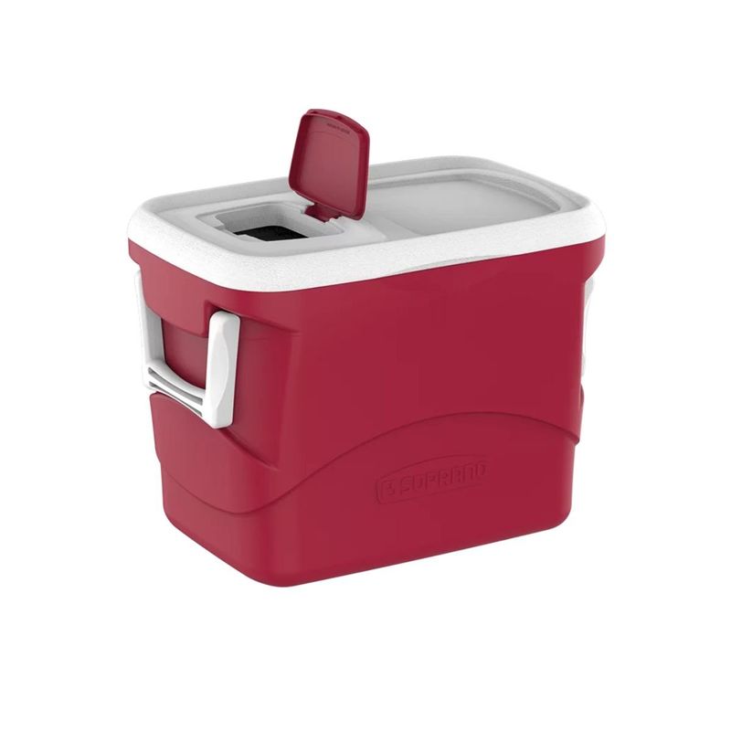 caixa térmica soprano cooler tropical 50 litros vermelho (mp)