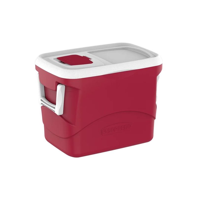 caixa térmica soprano cooler tropical 50 litros vermelho (mp)