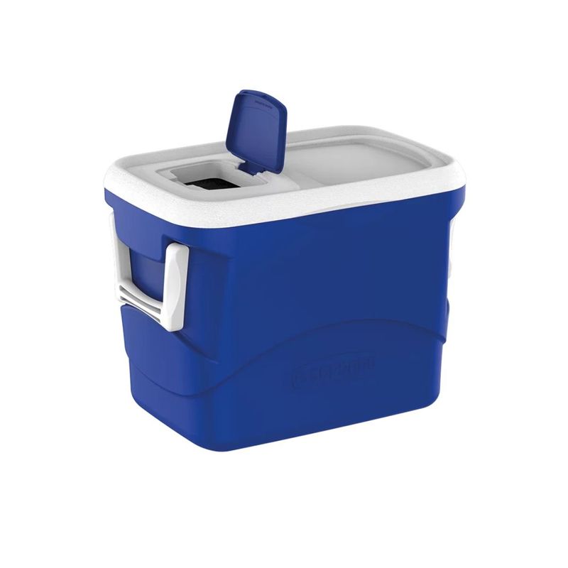 caixa térmica soprano cooler tropical 50 litros azul (mp)