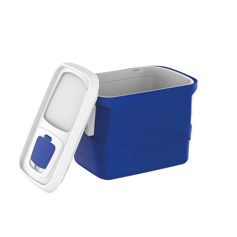 caixa térmica soprano cooler tropical 50 litros azul (mp)