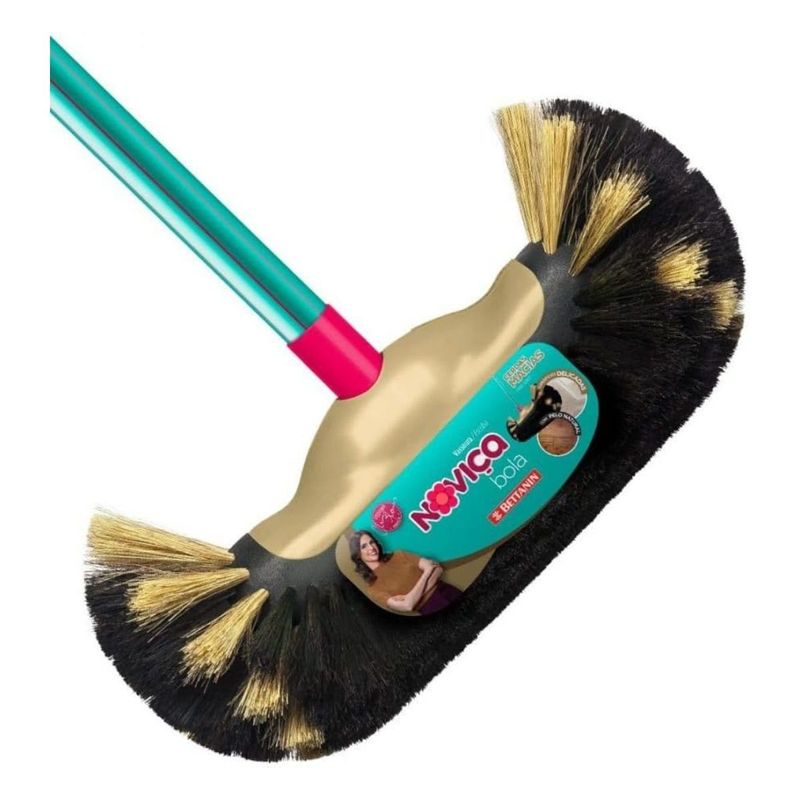 vassoura de pelo crina bettanin noviça bola com cabo concept (mp)