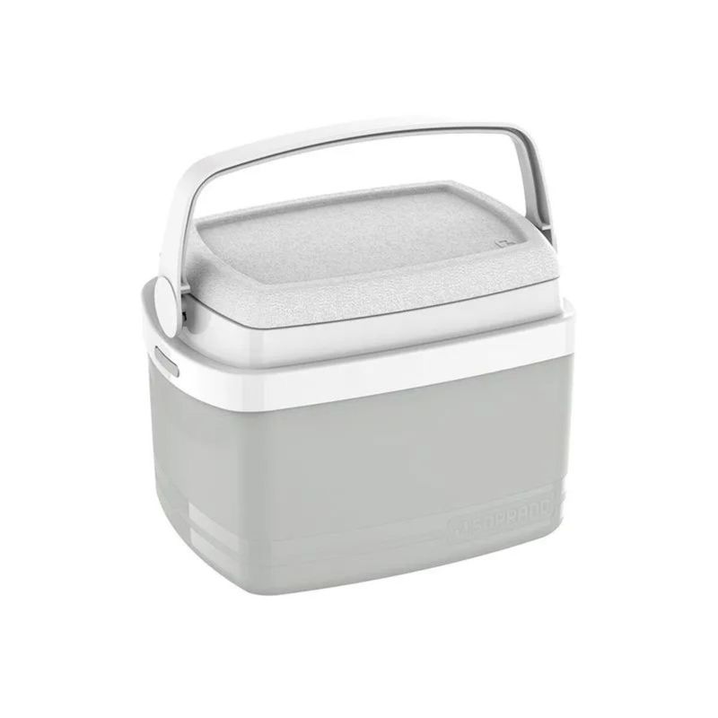caixa térmica soprano cooler tropical 12 litros cinza claro (mp)