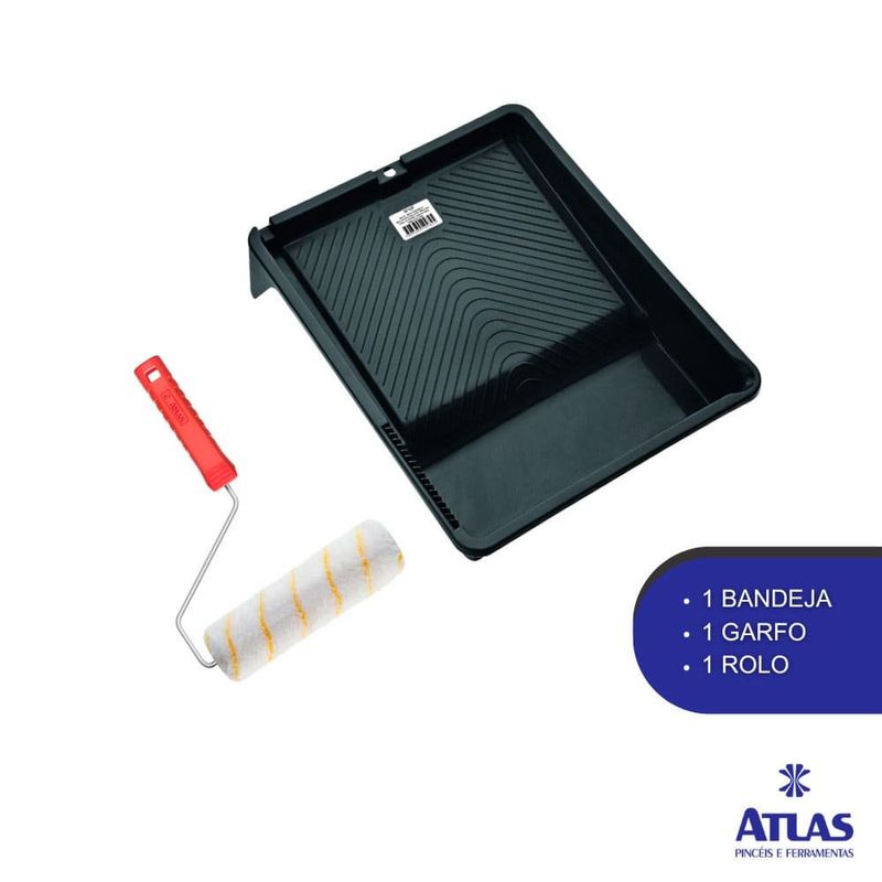 kit de pintura antirrespingo atlas 3 peças (mp)